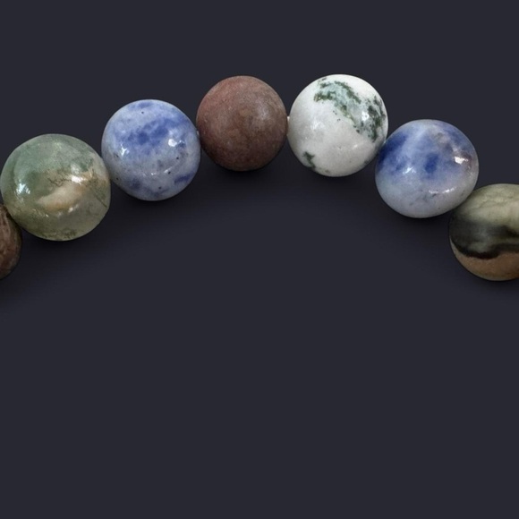 Mixed Gemstone Bead Bracelets - Picture 3 of 4